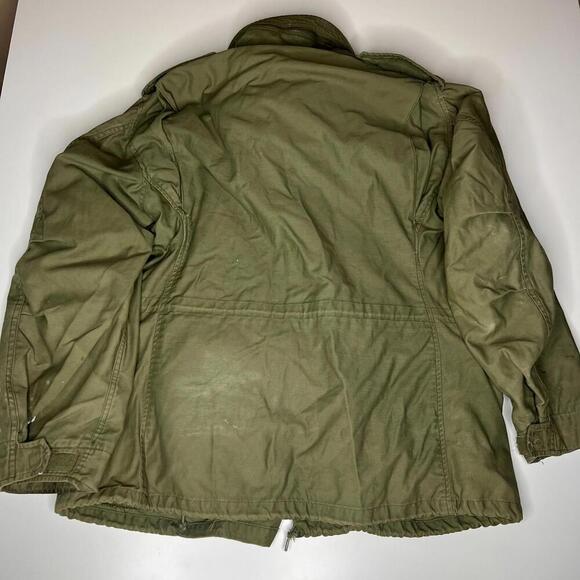 Vintage US Army M-65 Field Jacket w/ Liner Medium Regular OG-107 80s - Picture 3 of 15